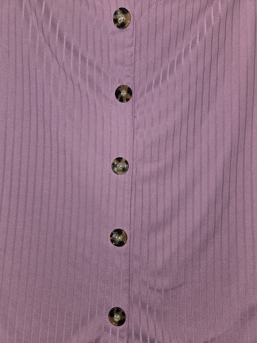 Off-Shoulder Button-Front Women's Top - Picture 2 of 4
